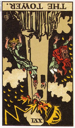 16 вежа таро 