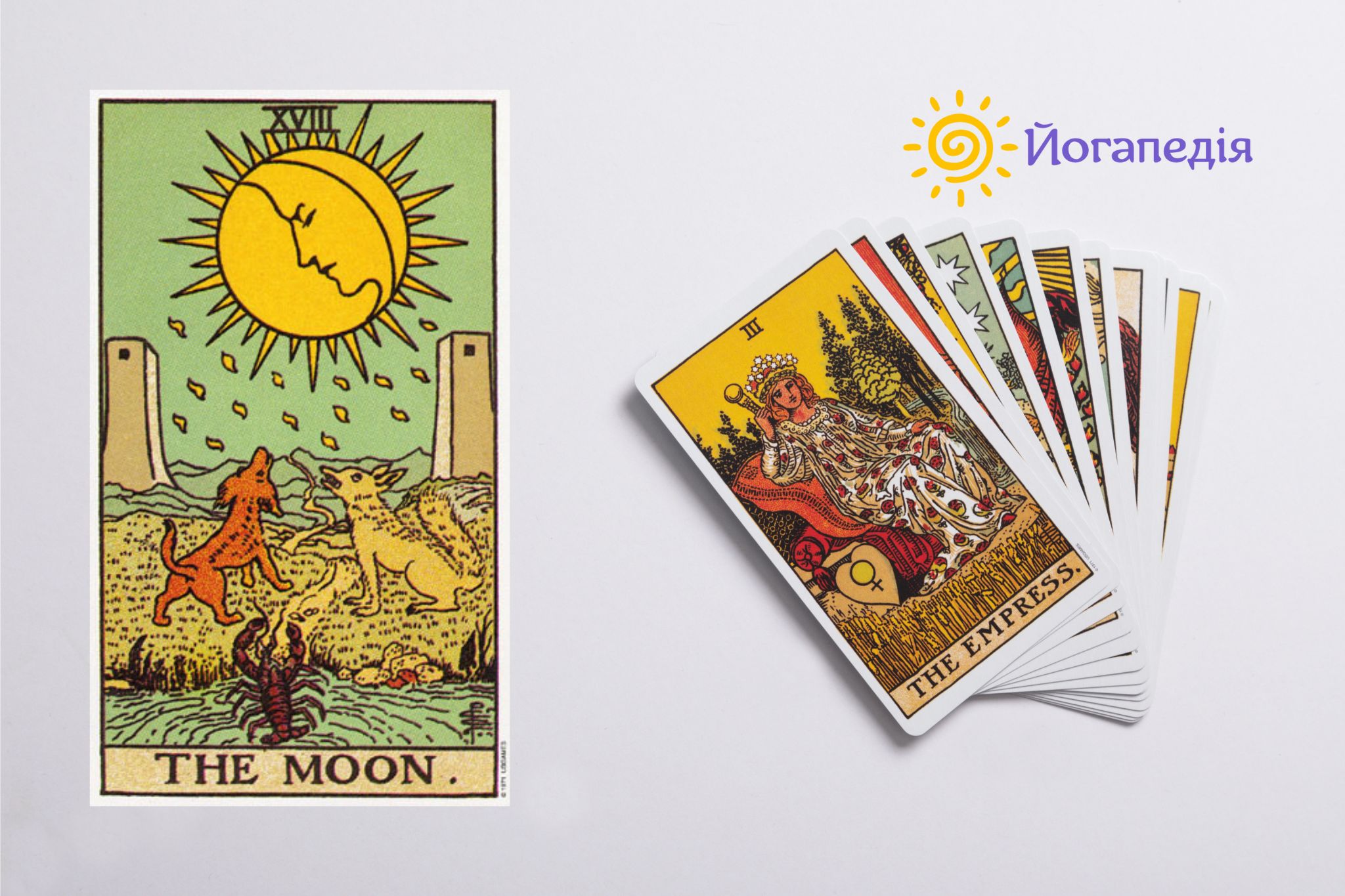 18 the moon tarot місяць таро