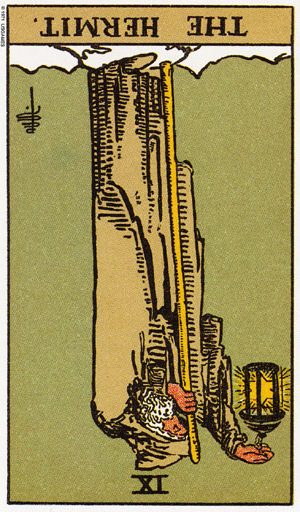 відлюдник таро
